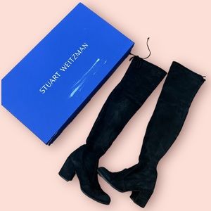 Stuart Weitzman Suede Thigh High Boots (5.5)